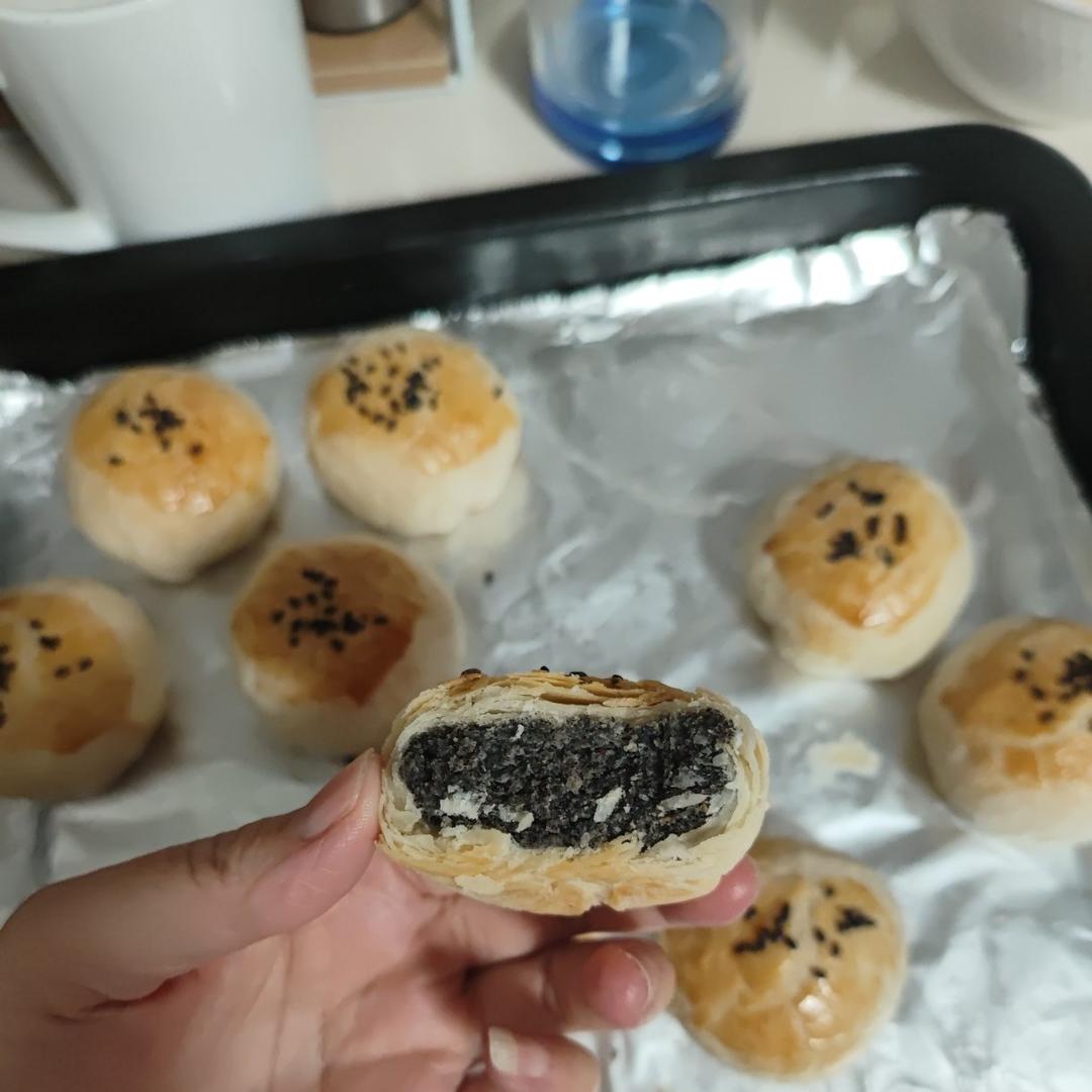黑芝麻椒盐馅的制作
