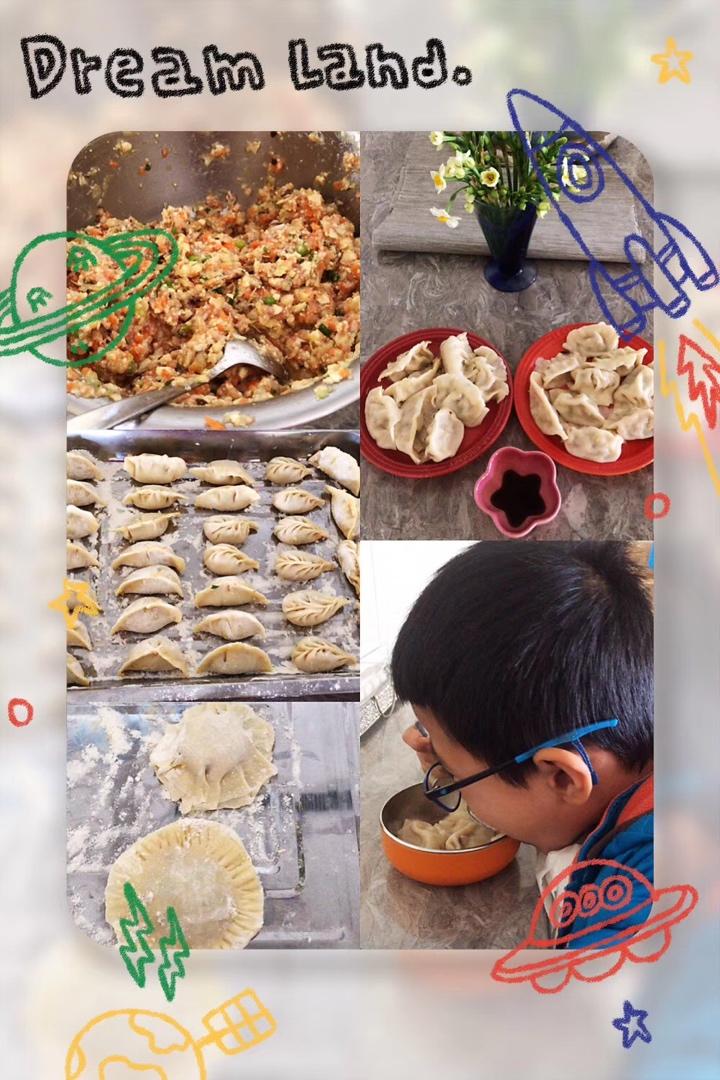 彩色水饺