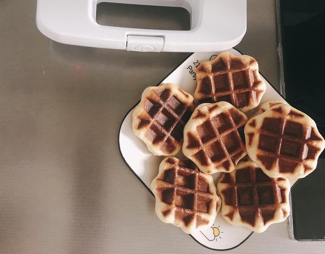 隔夜也不会硬的酵母版华夫饼
