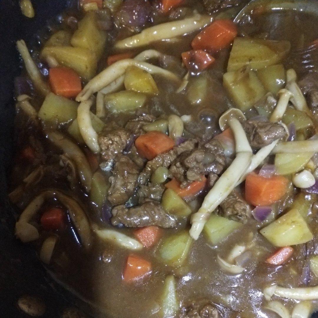 超简单—咖喱牛肉饭