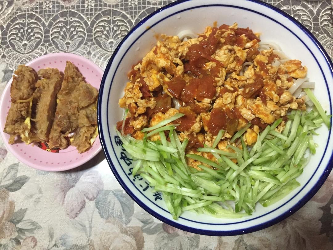 西红柿鸡蛋打卤面