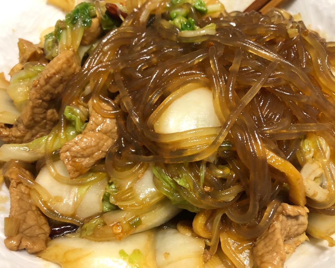 猪肉白菜炖粉条