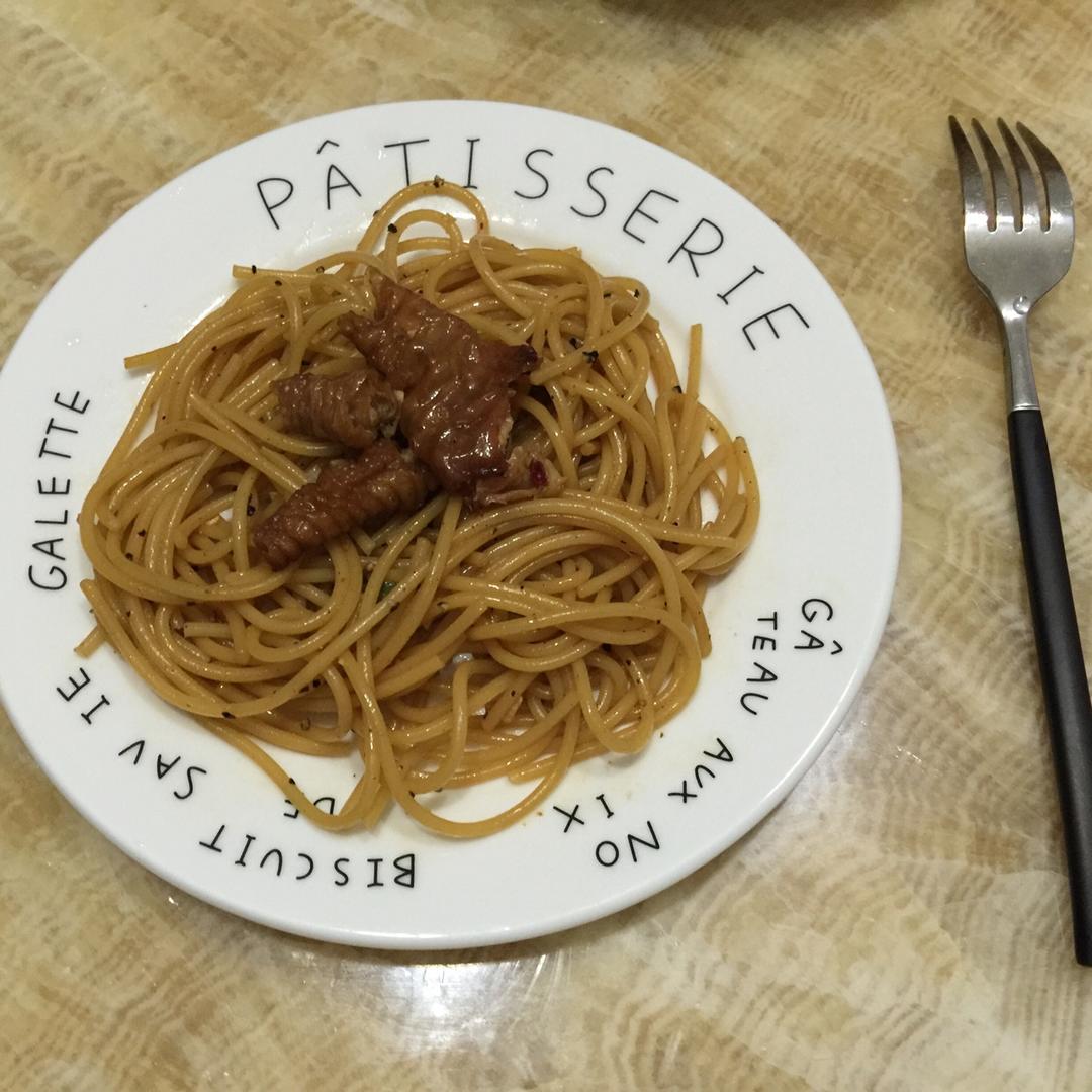 凤爪意面的做法