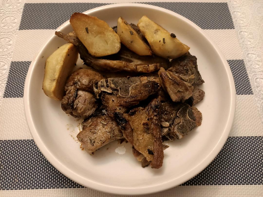 迷迭香焗羊扒