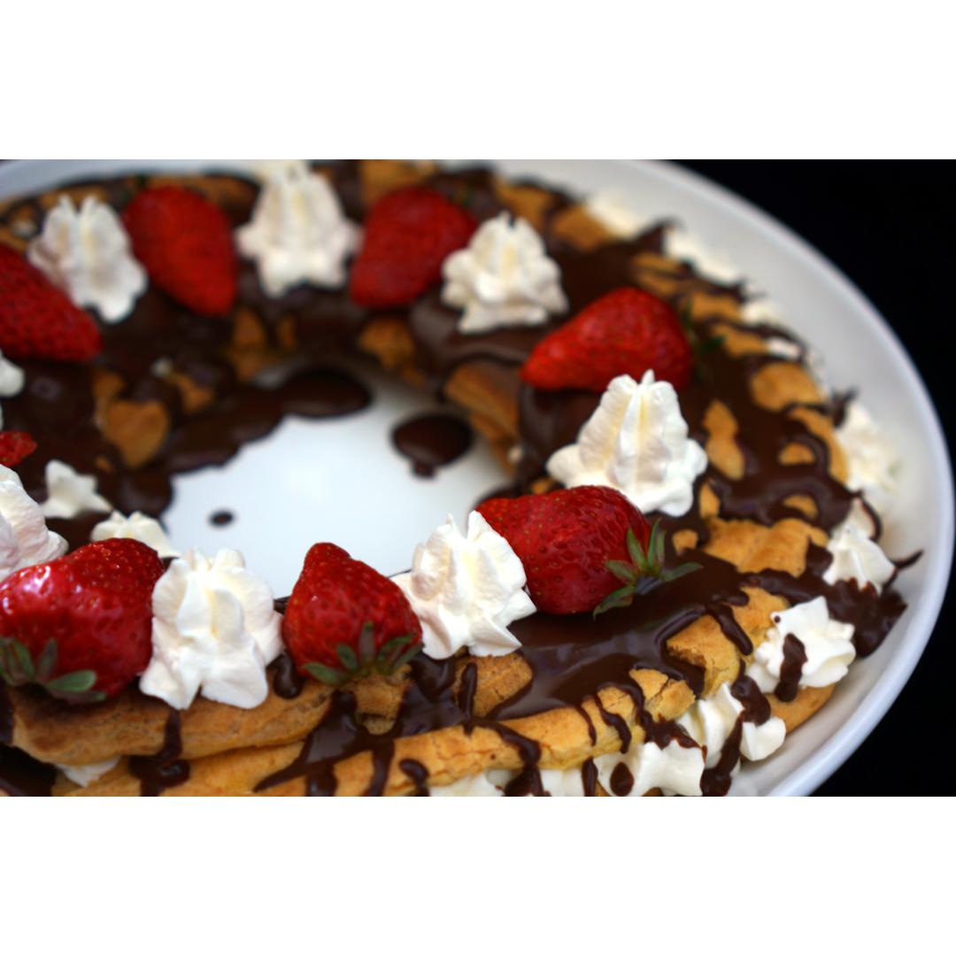 高颜值的花环泡芙