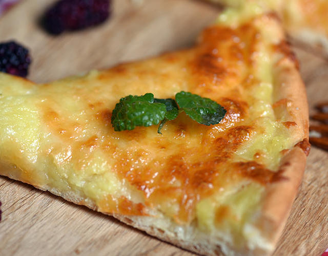 德普烘焙食谱—榴莲披萨的做法