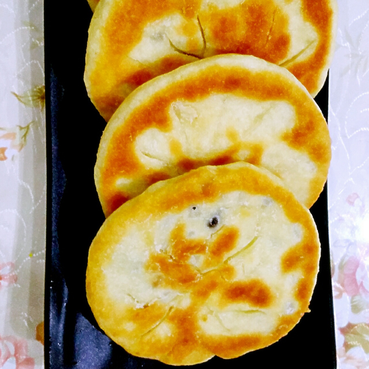 田园的小脚丫做的豆渣饼