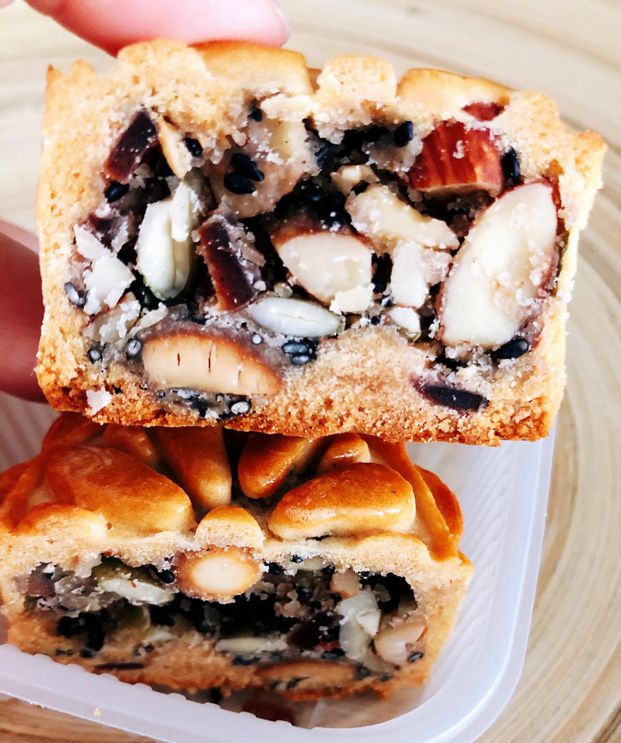 阿瑞的厨房做的传统月饼馅五仁馅