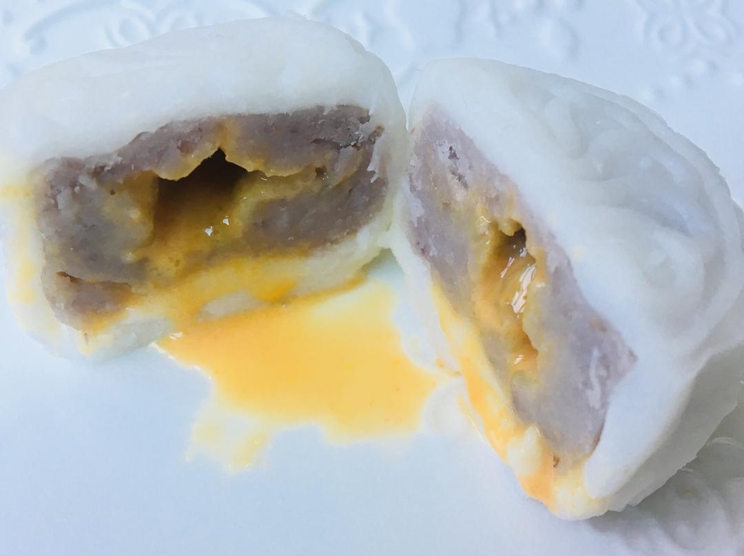 芋泥冰皮月饼