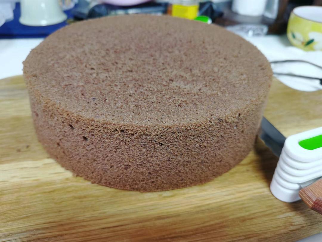 超详细 奶油巧克力生日裸蛋糕