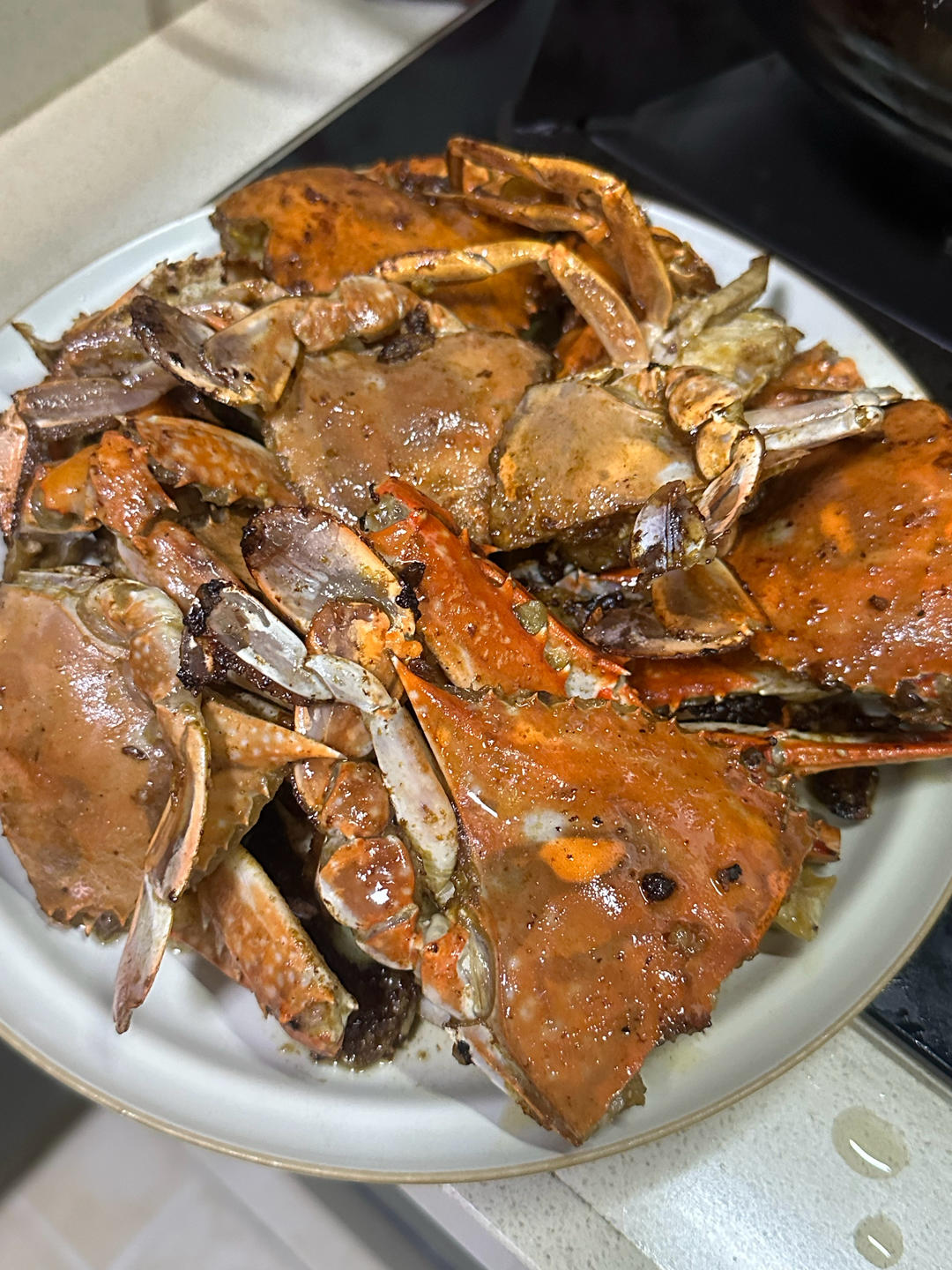 葱姜炒梭子蟹（very easy）