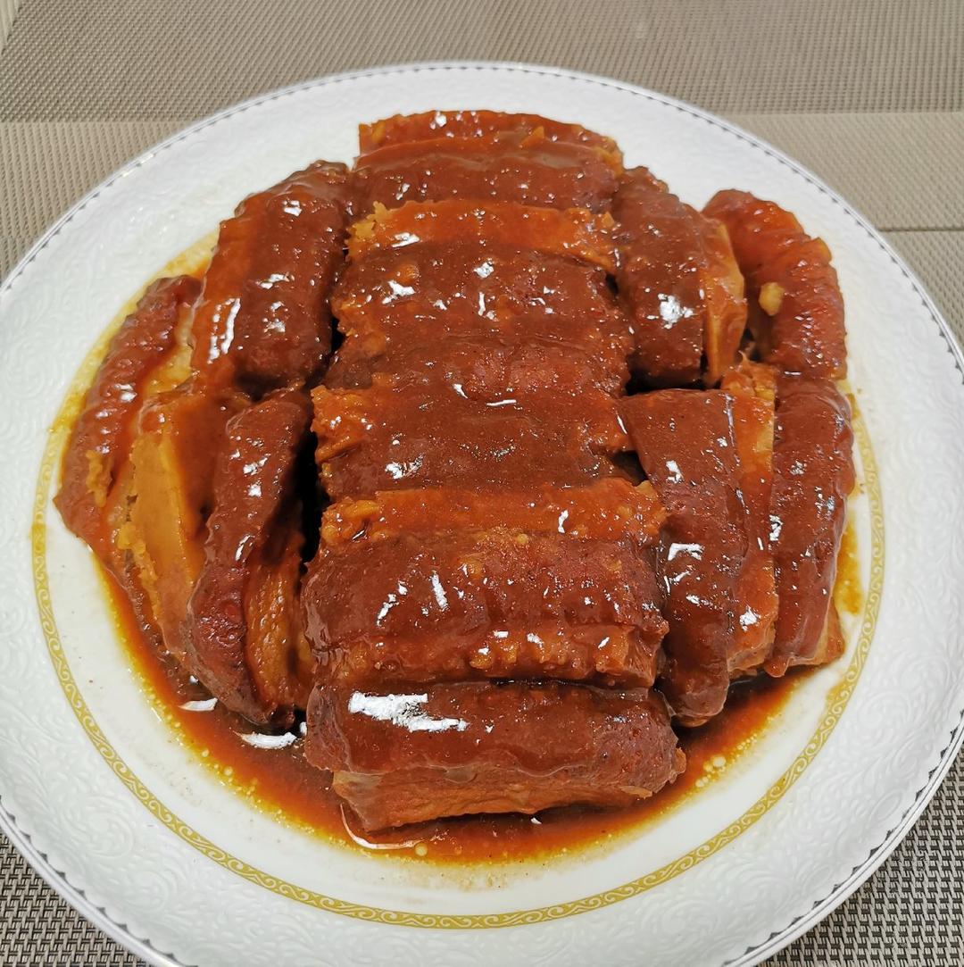 两广传统宴菜---虎皮扣肉