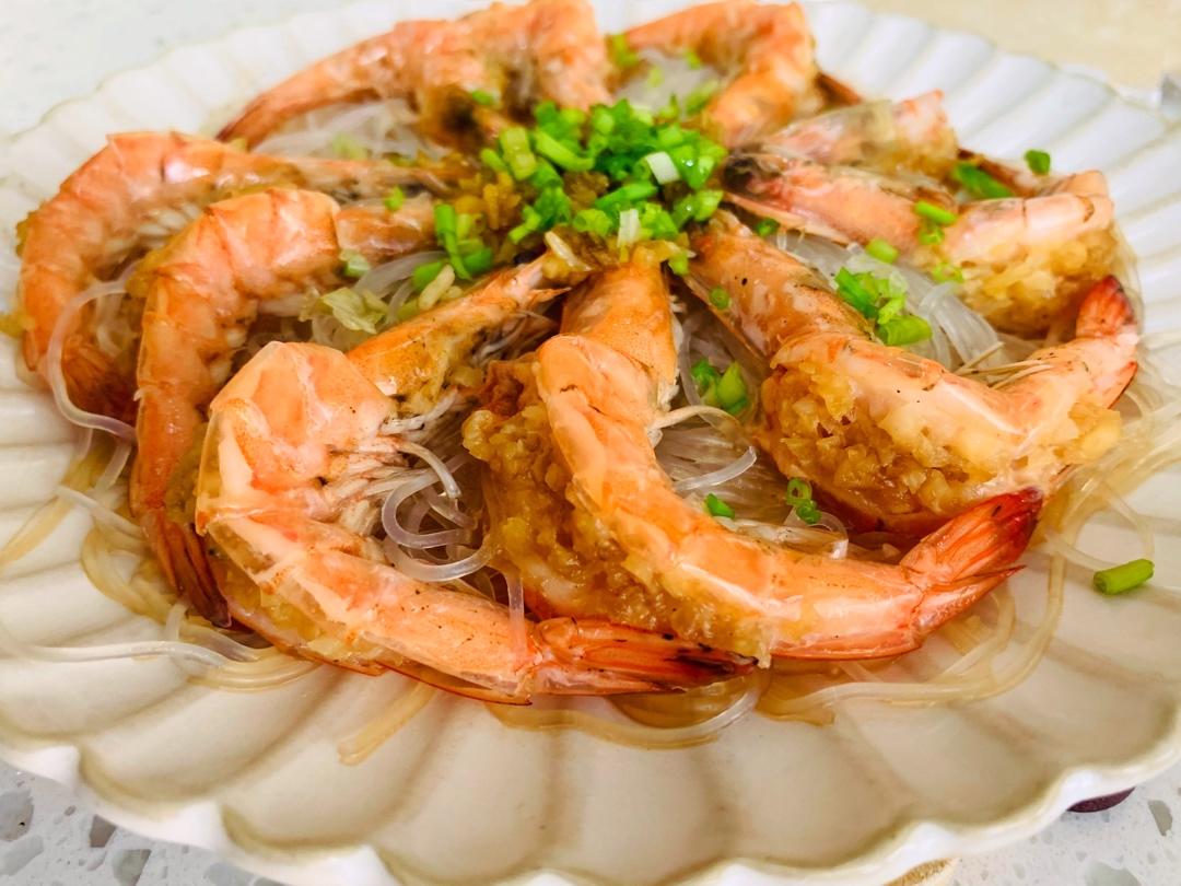 蒜蓉粉丝蒸大虾