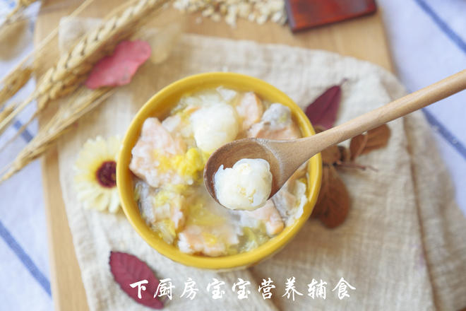 豆腐丸炝鱼片汤的做法