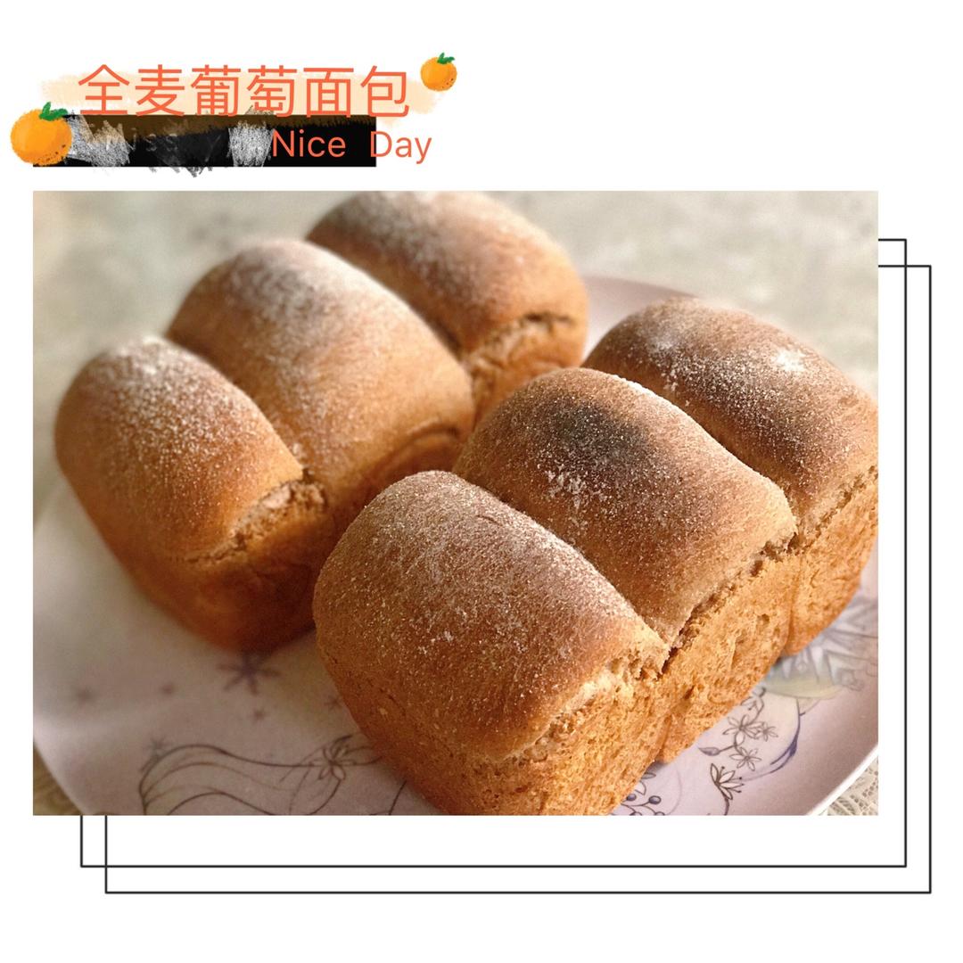 全麦吐司（面包机+烤箱版）