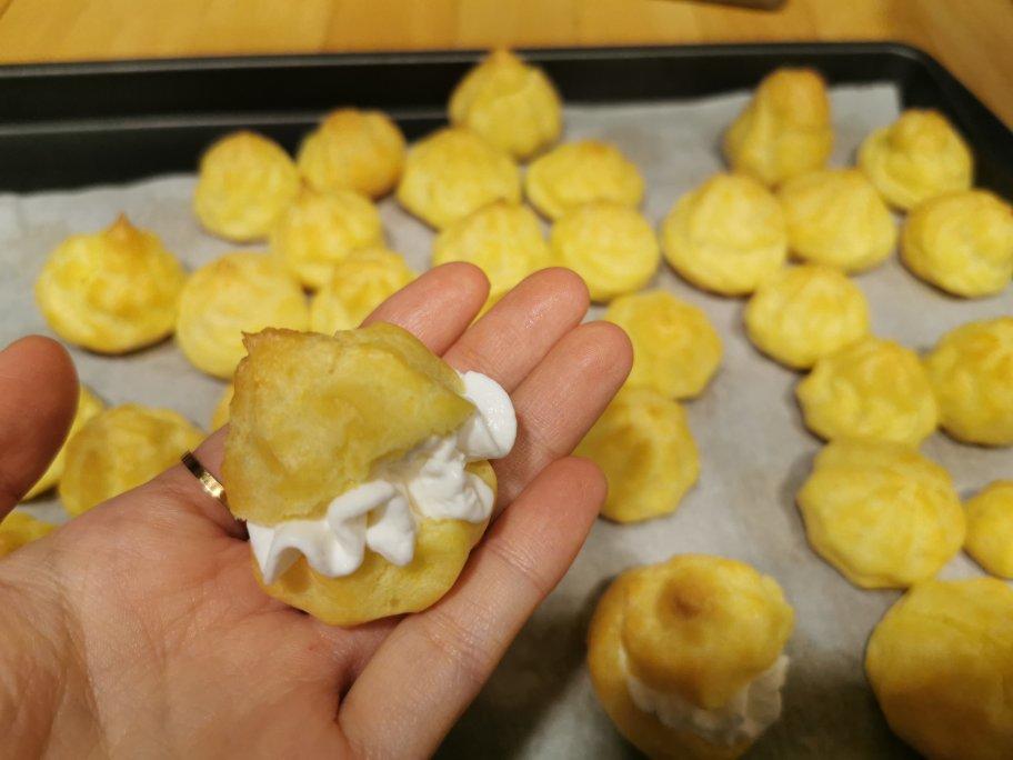 奶油小泡芙，容易做，成功率极高～