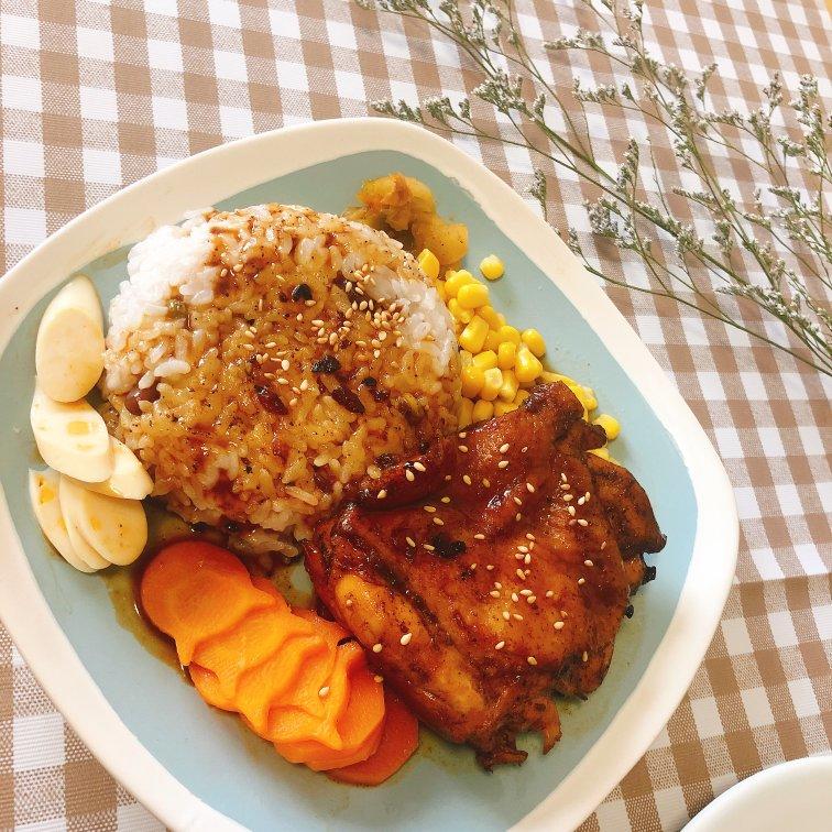 照烧鸡腿饭