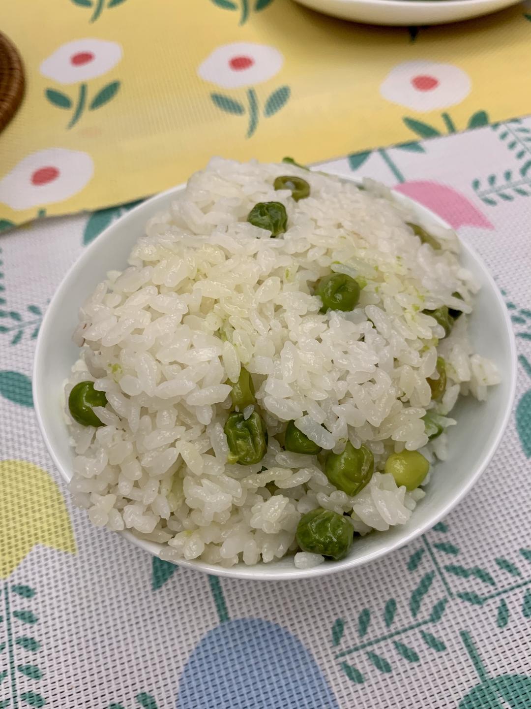 豌豆米饭的做法