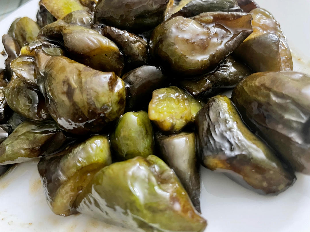 家常红烧茄子🍆，只要少量的油且下饭