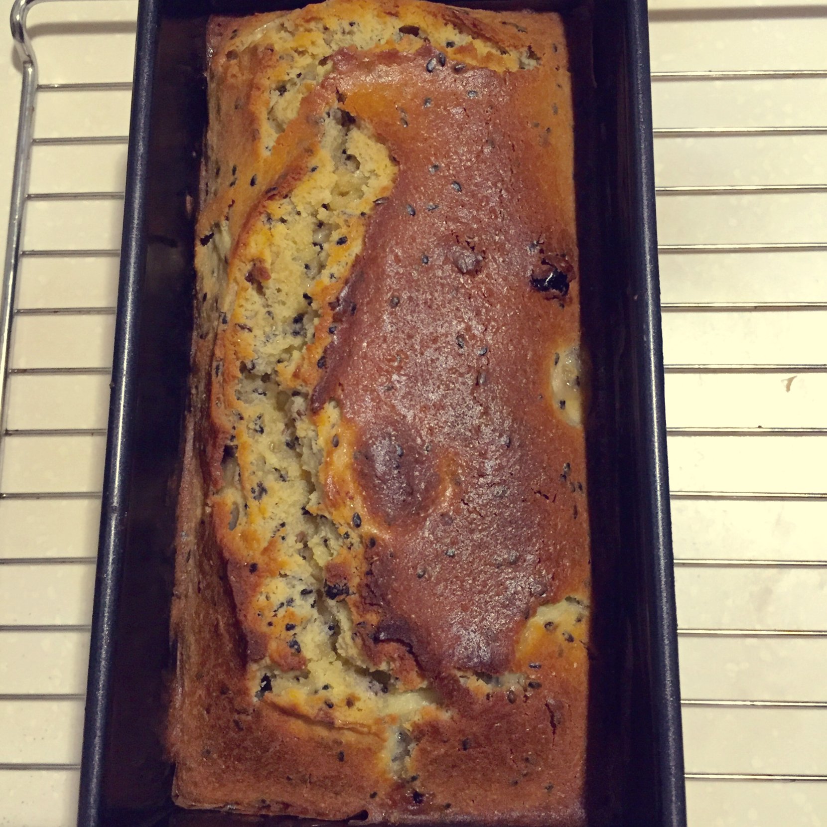 【川上文代】奶油奶酪块牛油磅蛋糕 罂粟籽是真爱！