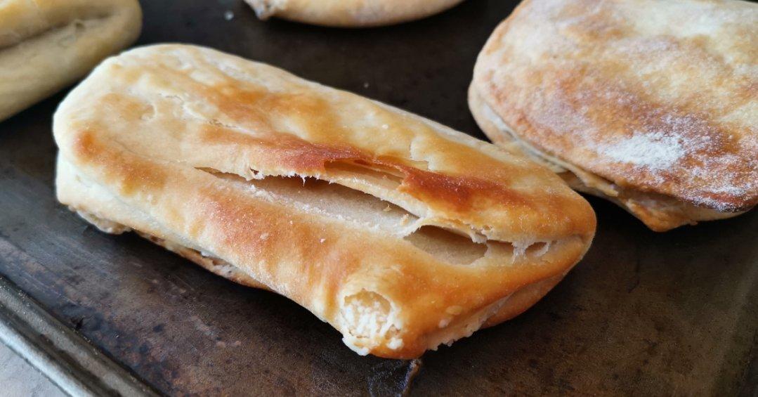 snow陈雪做的葱香油酥烧饼