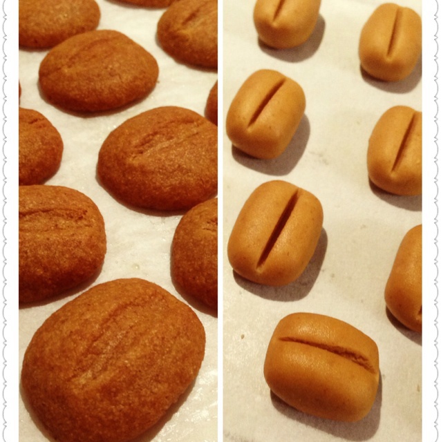 【咖啡豆豆饼干】简单的硬饼干