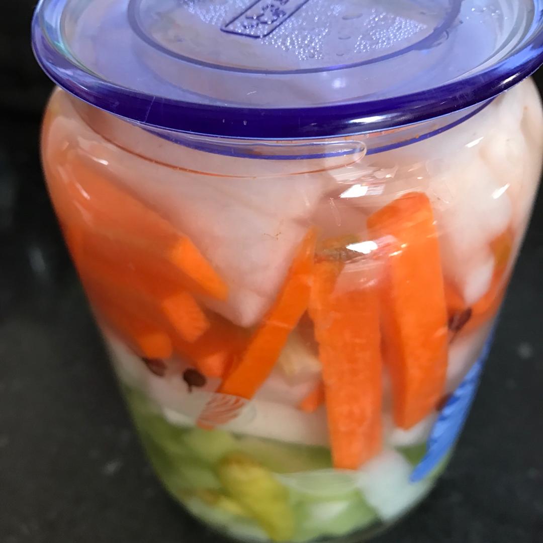 用玻璃瓶做四川泡菜