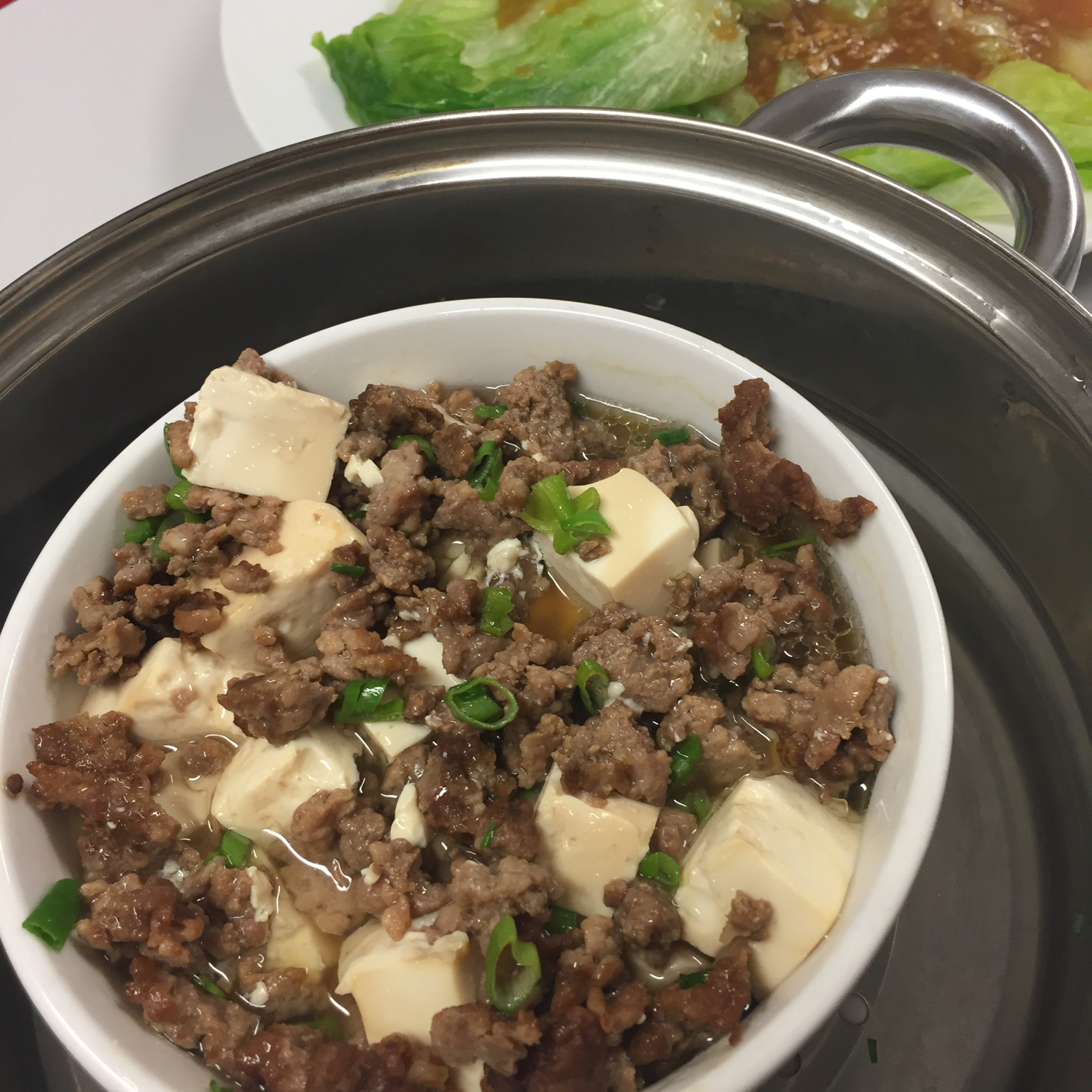 肉末蒸豆腐