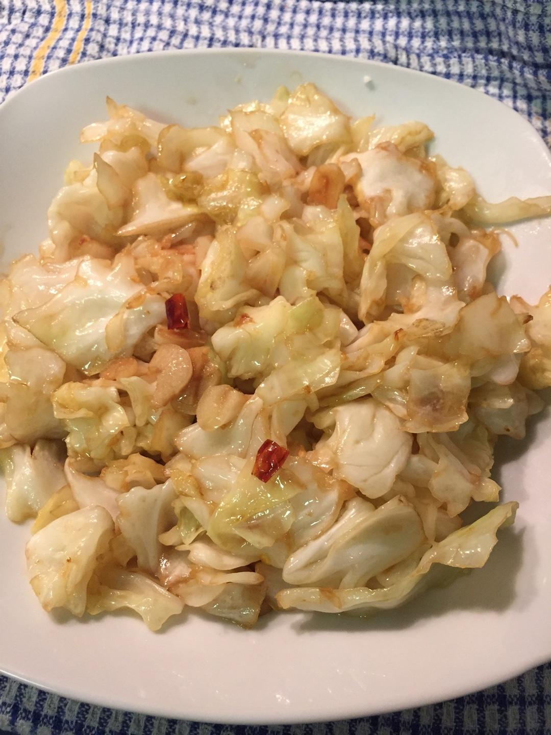 手撕包菜的做法