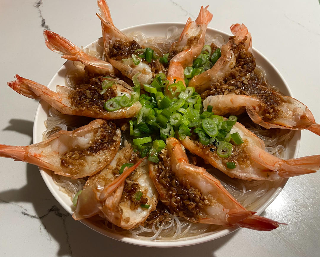 蒜蓉粉丝蒸虾