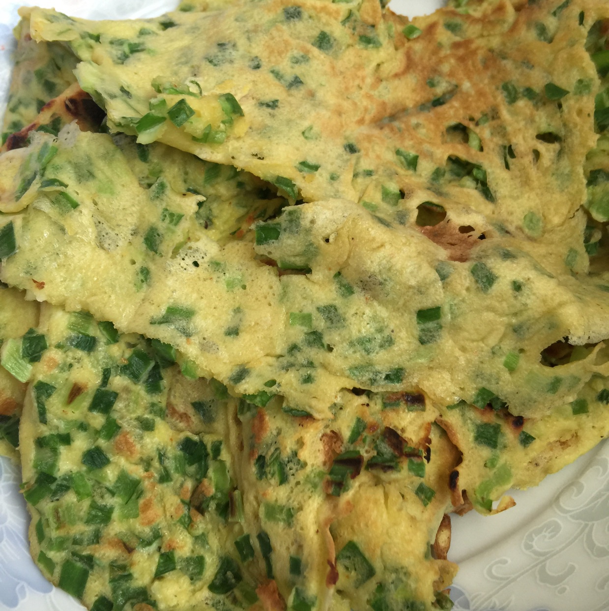 韭菜鸡蛋饼