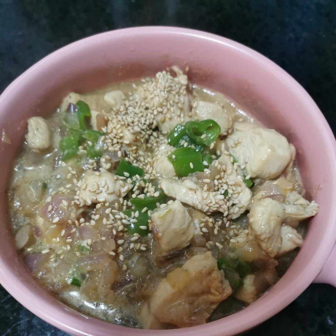 洋葱鸡胸肉丁 （低卡减脂餐）