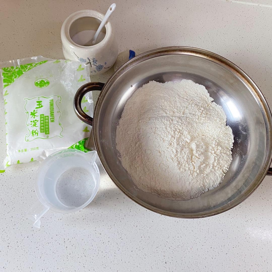 凉皮全过程（不用洗面筋，简易做法）