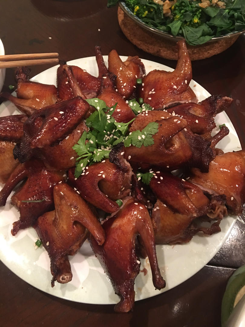烤箱版脆皮乳鸽