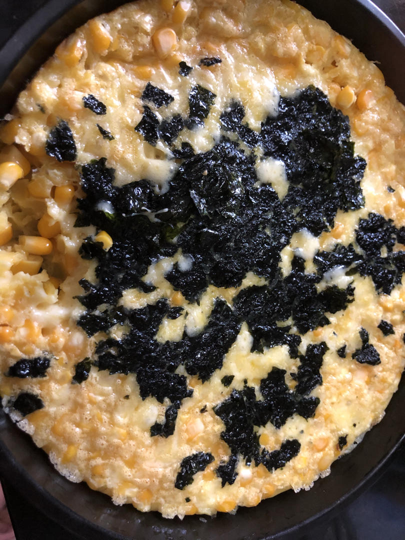 5分钟搞定黄金芝士玉米烙，金黄酥脆，巨拉丝‼️巨好吃‼️