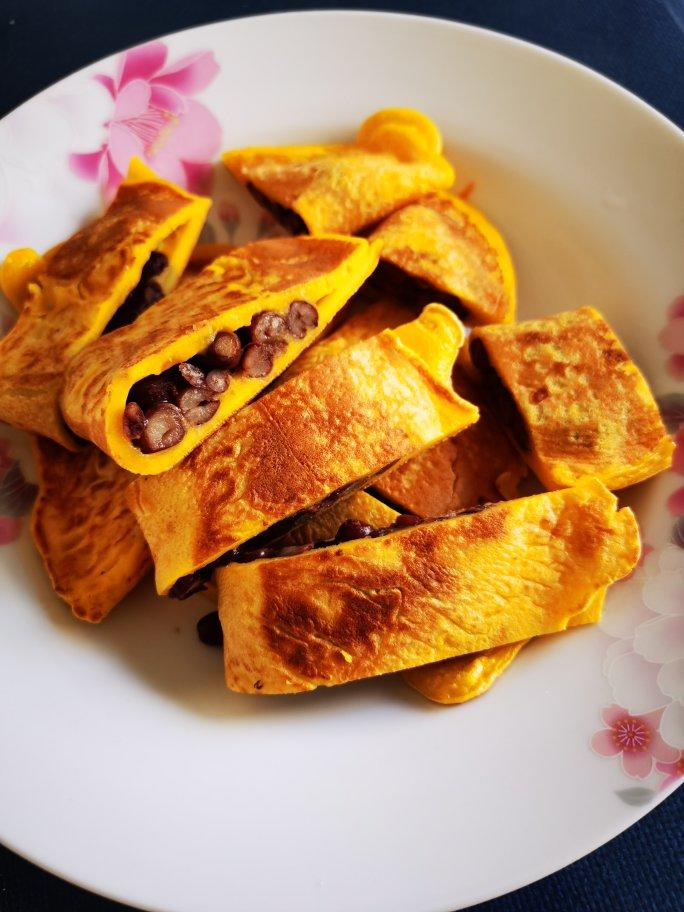 平底锅版蜜红豆饼