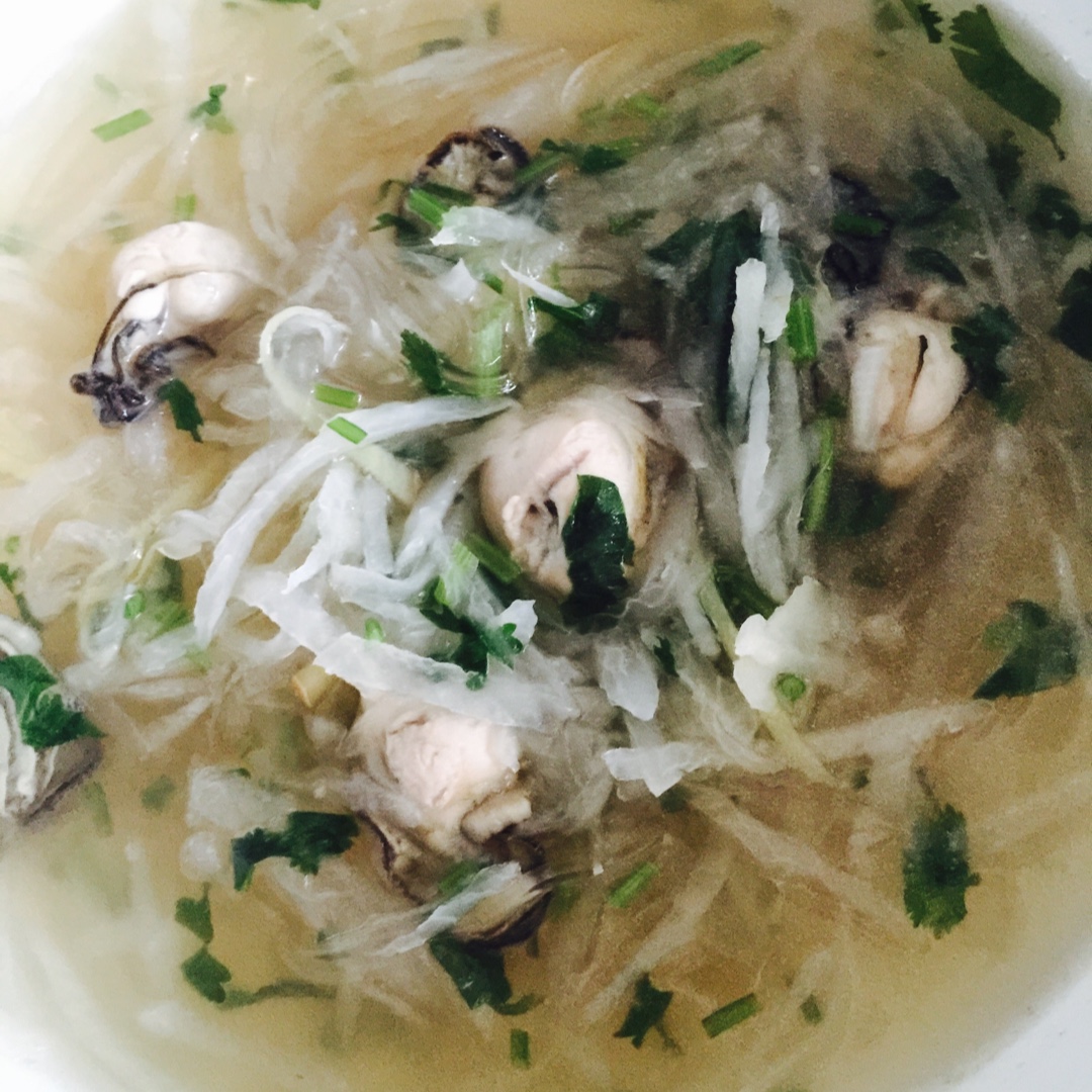 super曼曼做的家常牡蛎萝卜丝汤