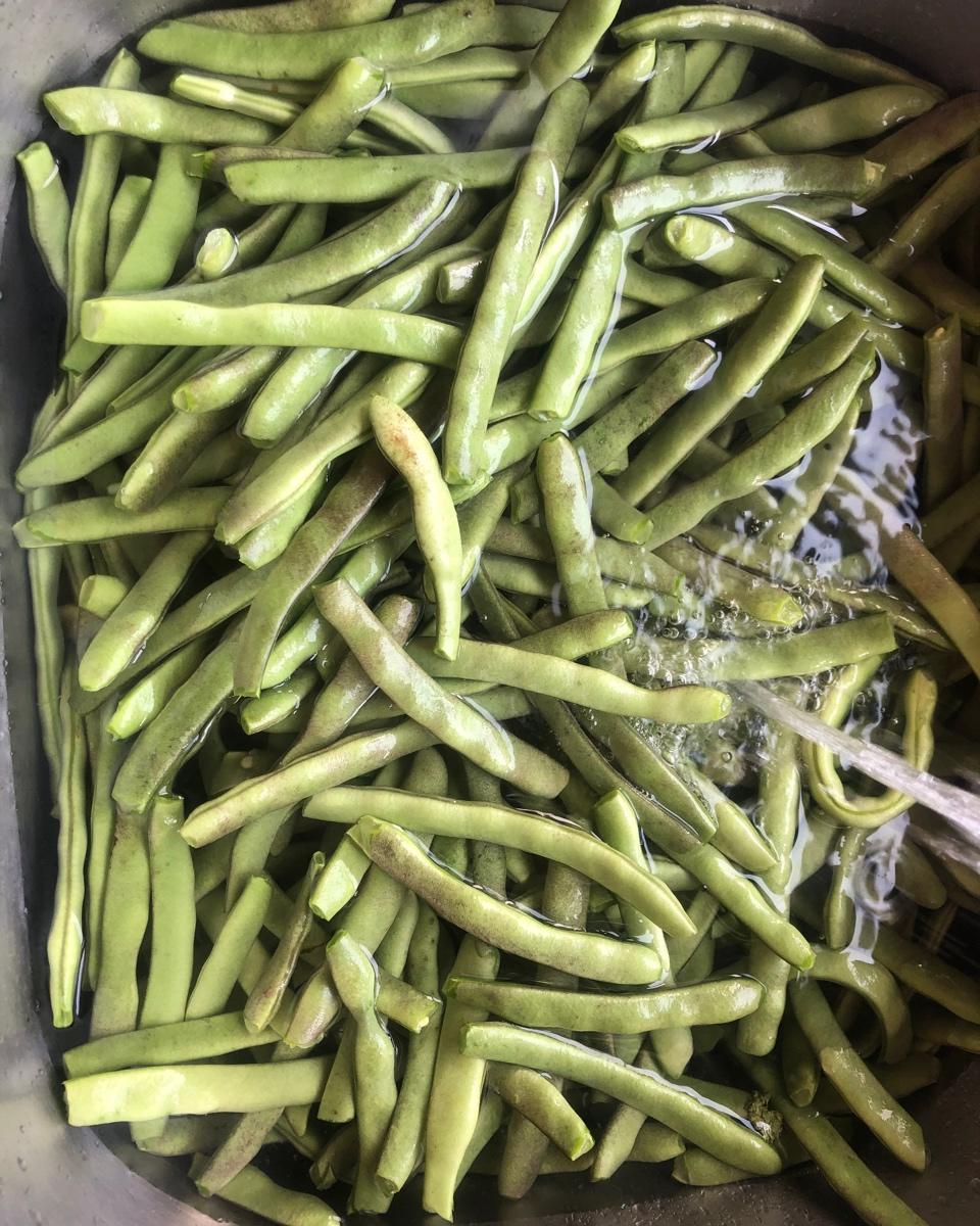 自晒干豆角