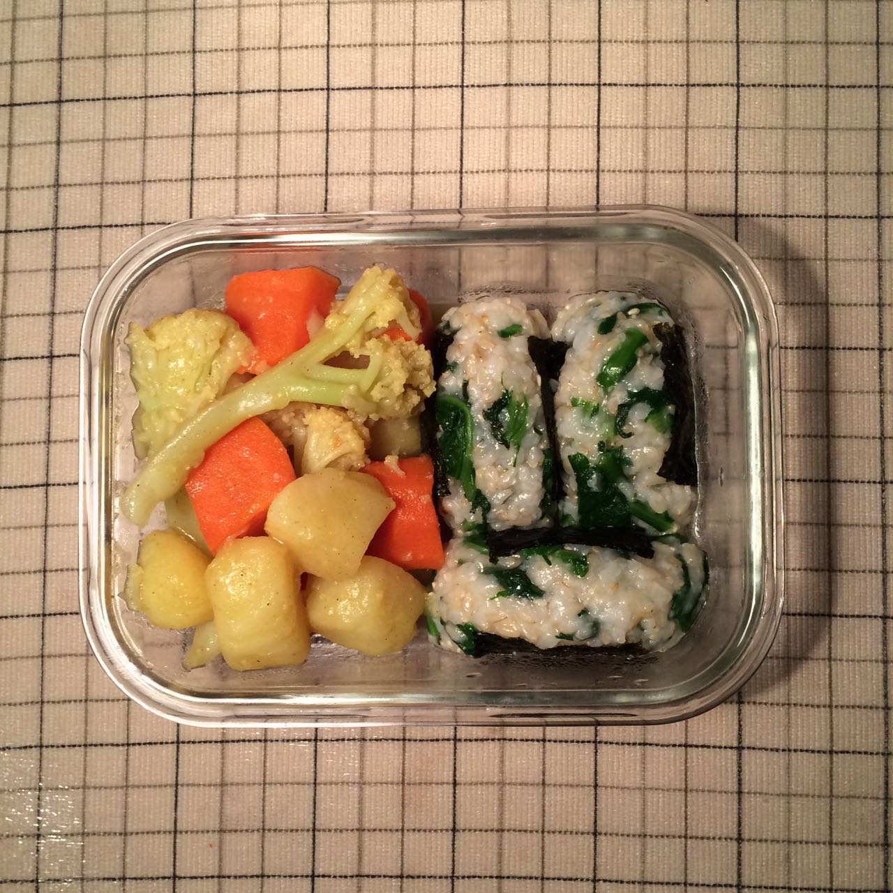 鸡肉蔬菜饭团OR拌饭（2.0版）—避免蔬菜焦虑| 健康·三餐