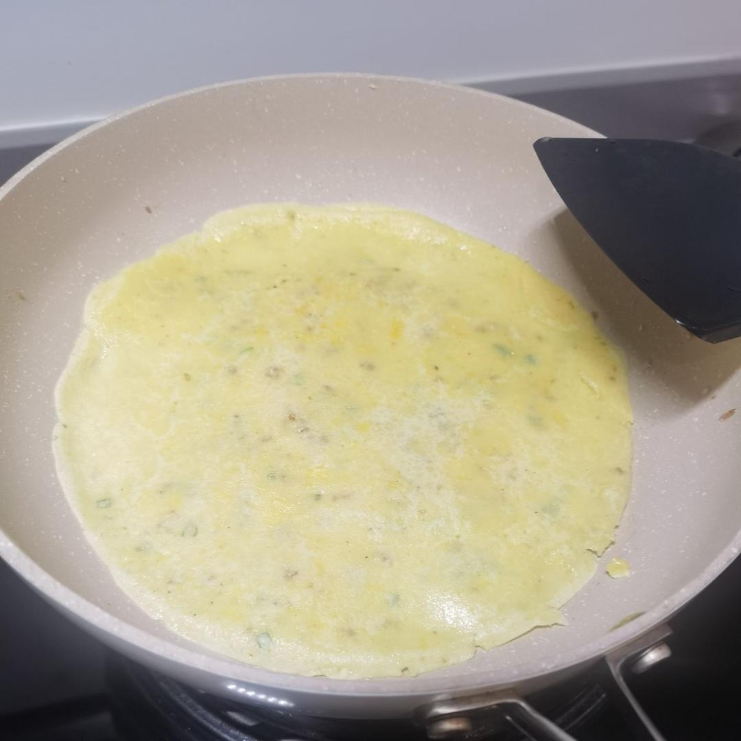 葱花火腿鸡蛋软饼