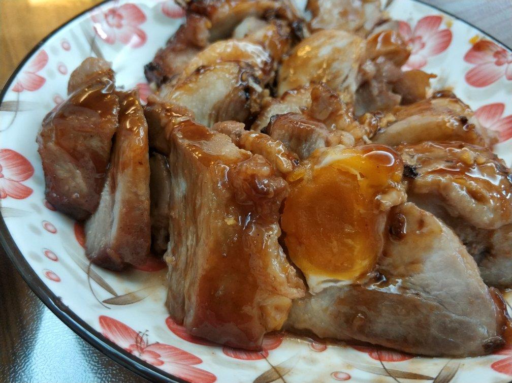 咸蛋叉烧肉（好吃得爆炸）