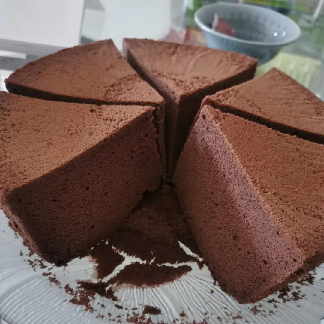 纯巧克力戚风蛋糕