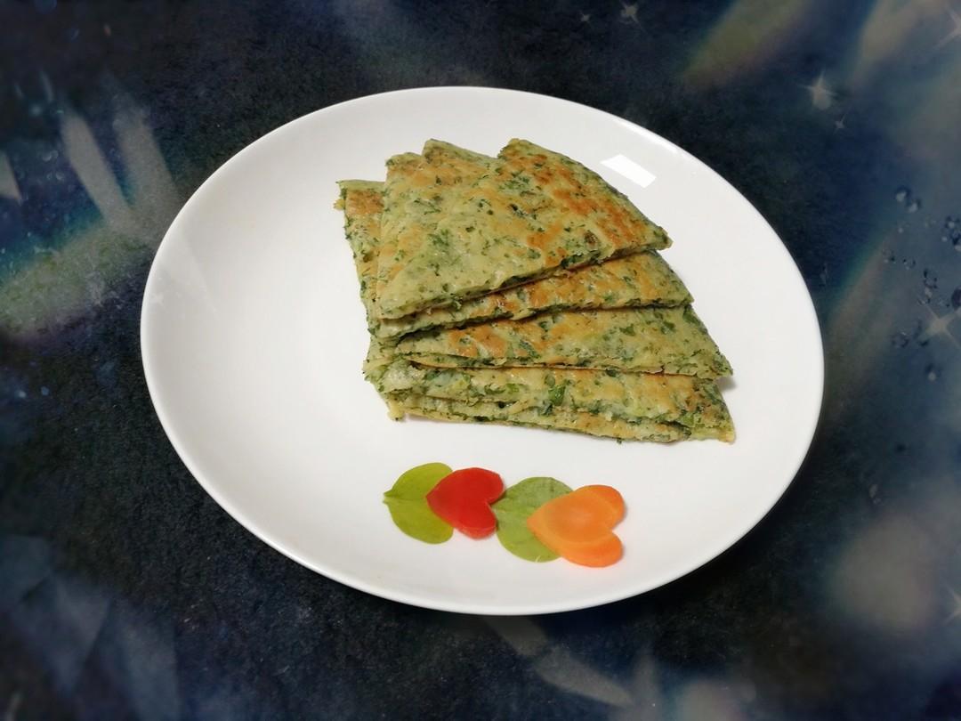 芹菜叶豆浆（牛奶）饼