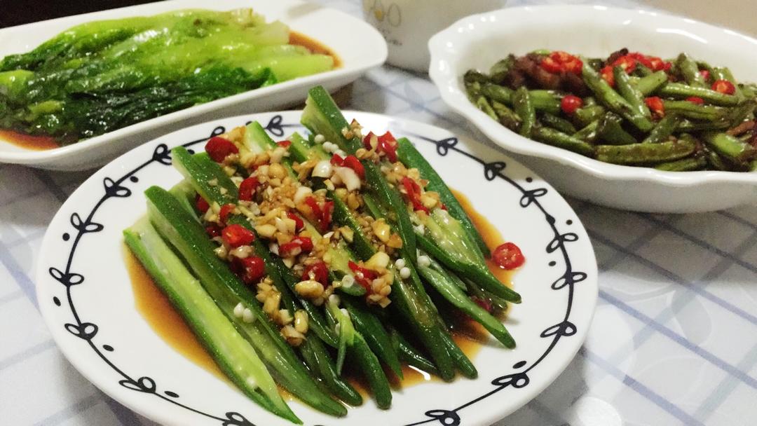 蒜蓉秋葵