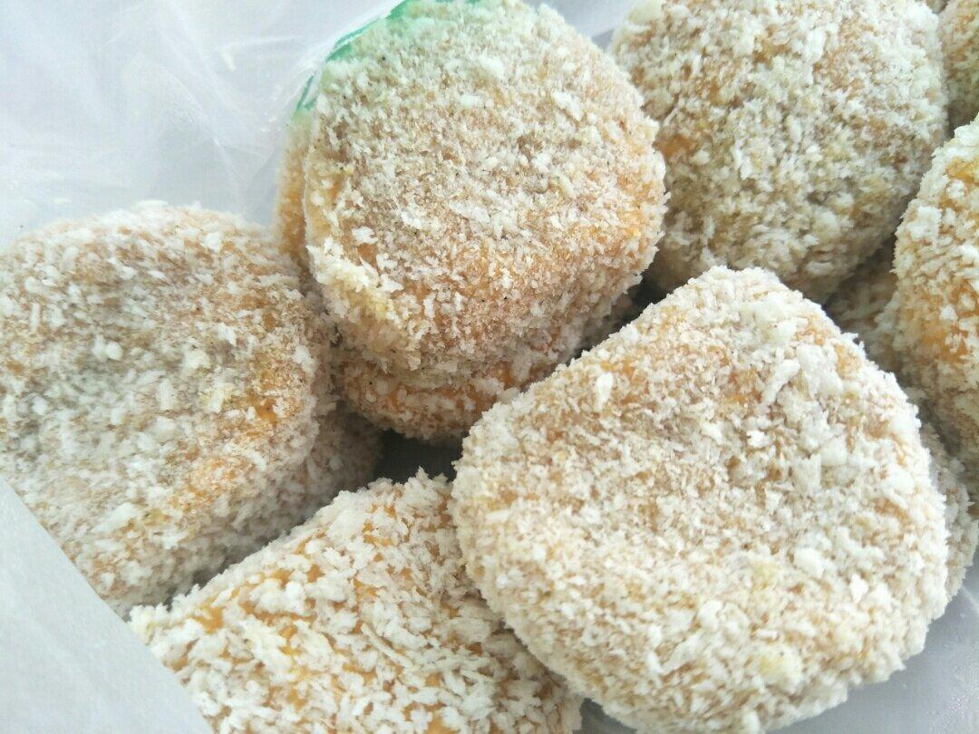 雪花南瓜饼
