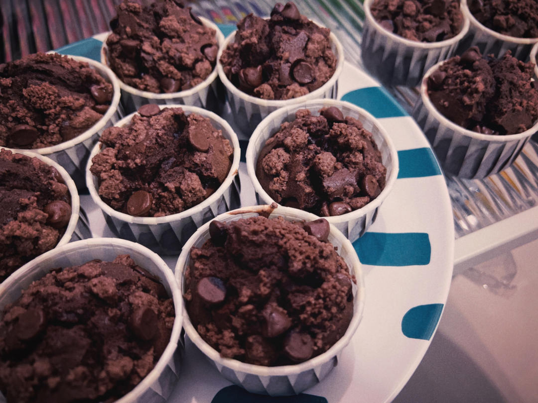 免打发‼️酥顶可可巧克力玛芬