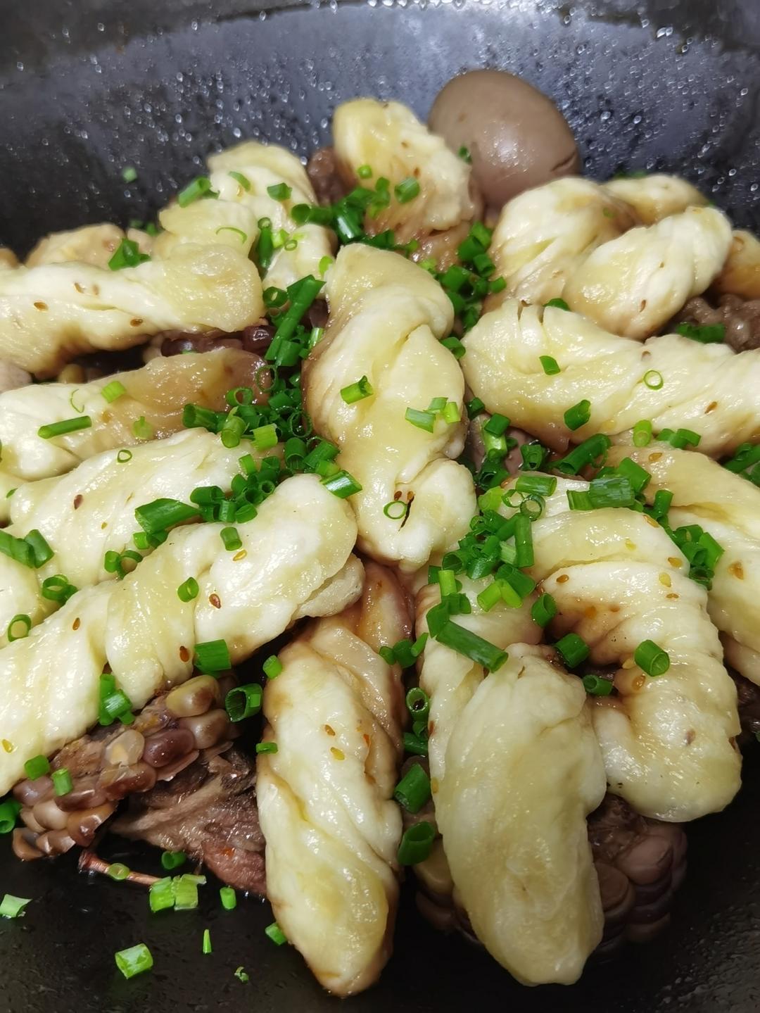 排骨豆角焖卷子