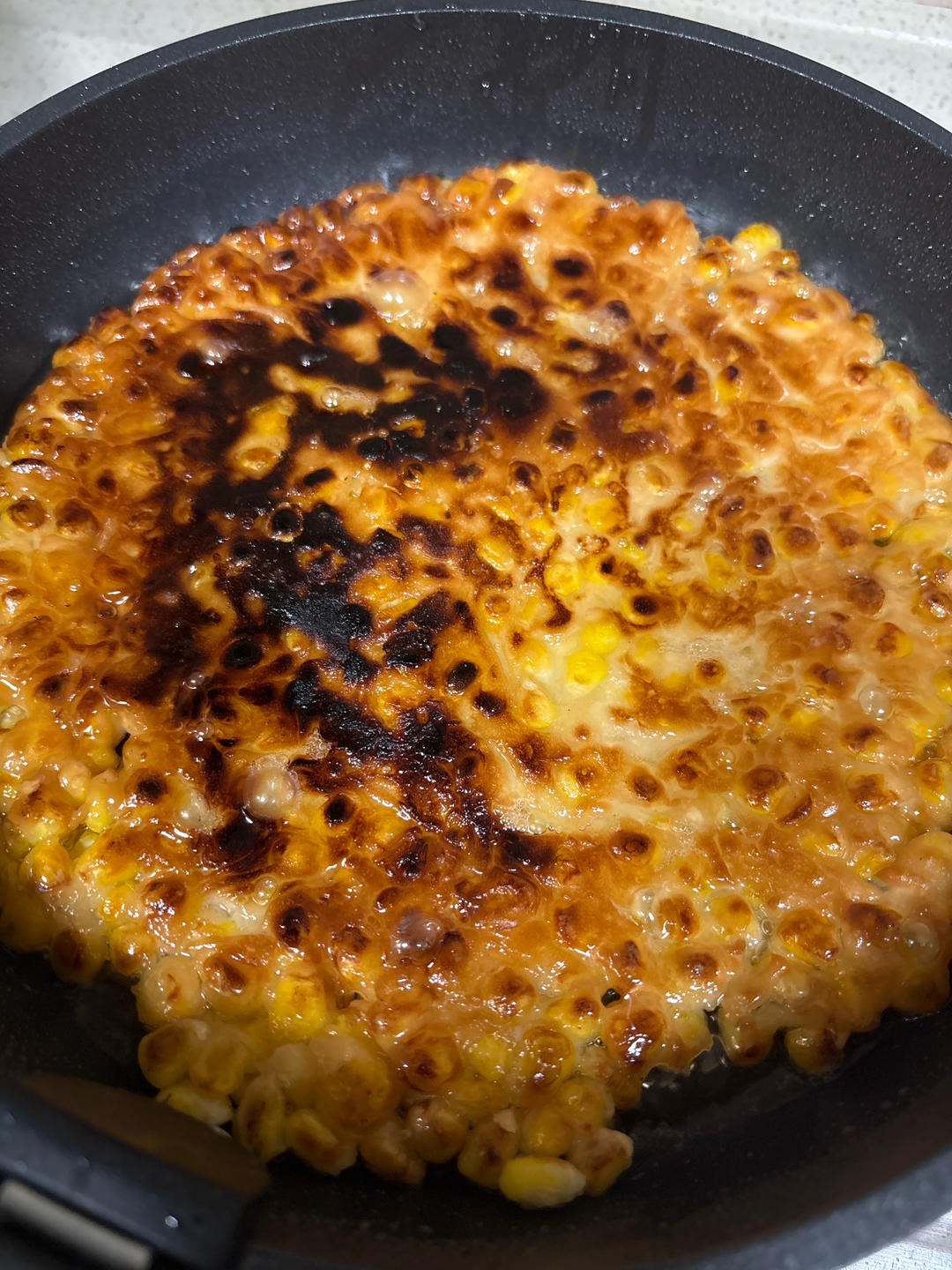 无敌好吃的奶香玉米烙，一次就成功！