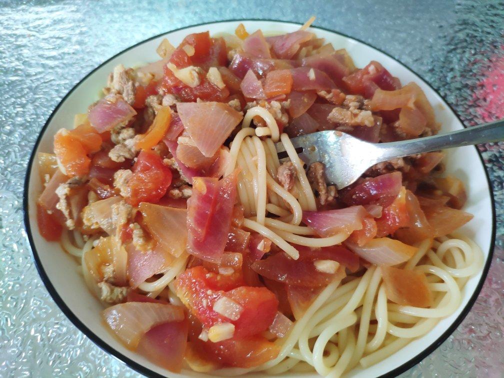 番茄肉酱意大利面-家常版