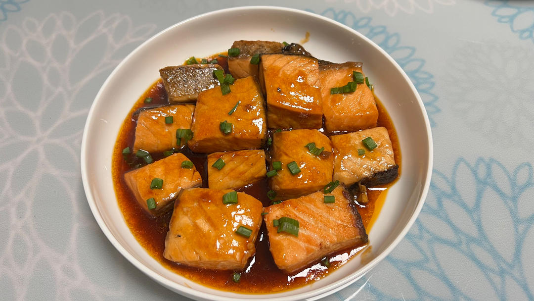 酱汁三文鱼【宝宝辅食】